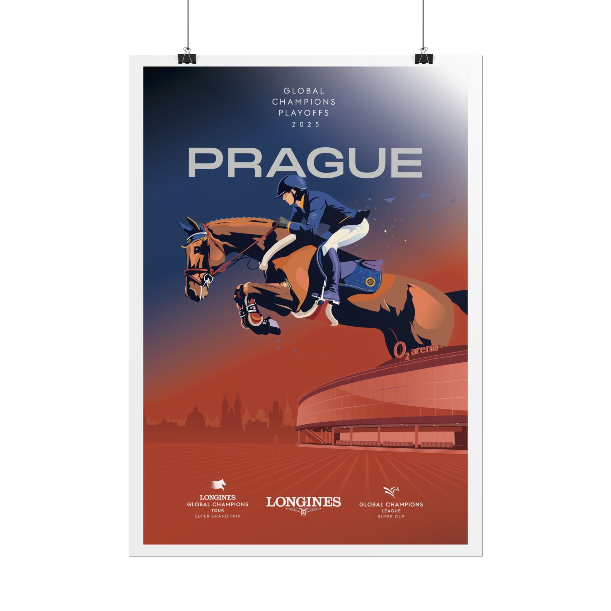 Global Champions Prague Playoffs Poster - Limited Edition