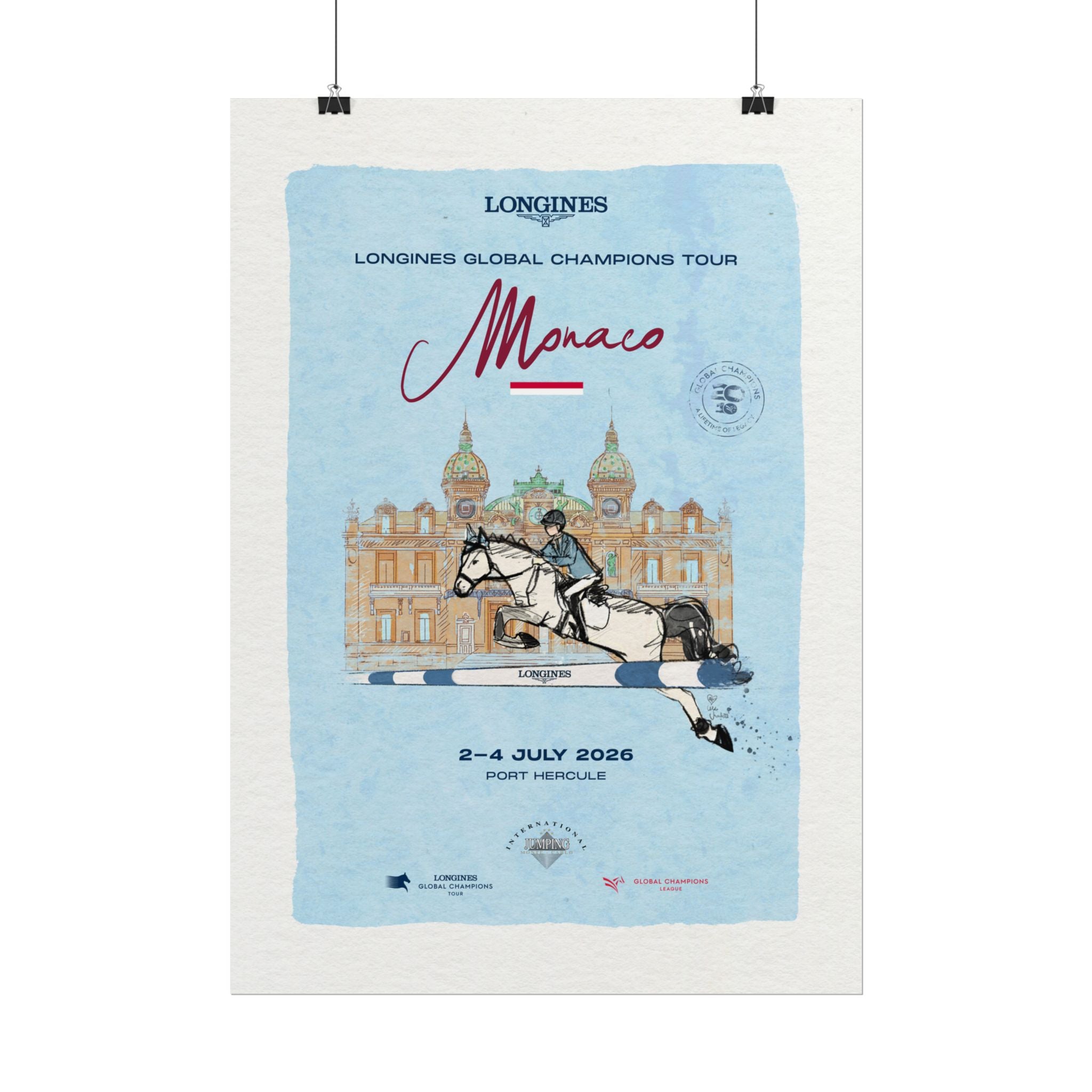 Longines Global Champions Tour Monaco 2026 Poster