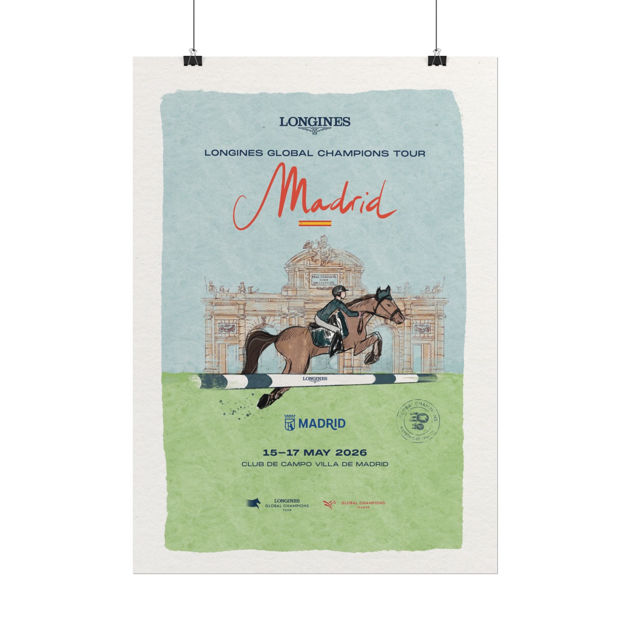 Longines Global Champions Tour Madrid 2026 Poster