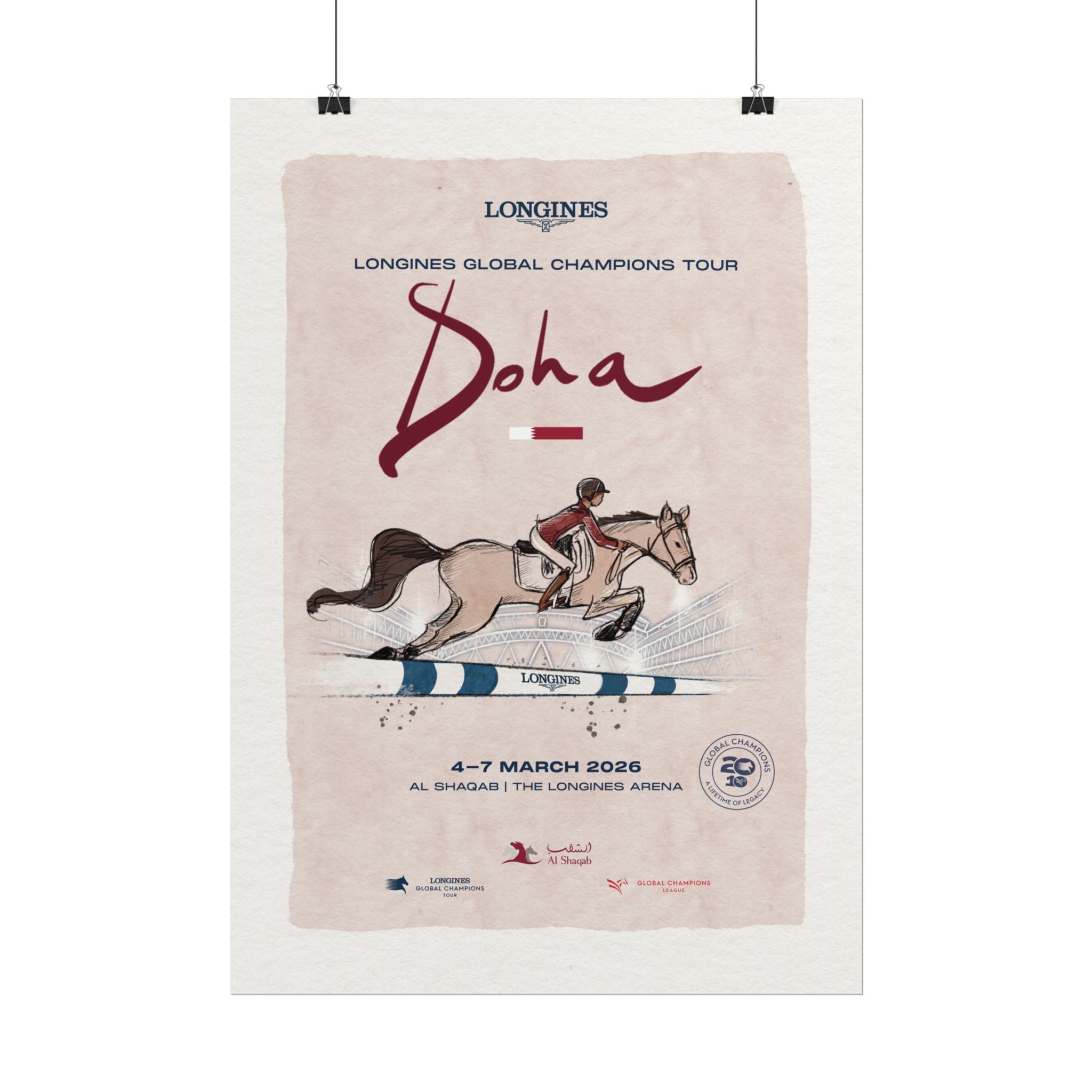 Longines Global Champions Tour Doha 2026 Poster