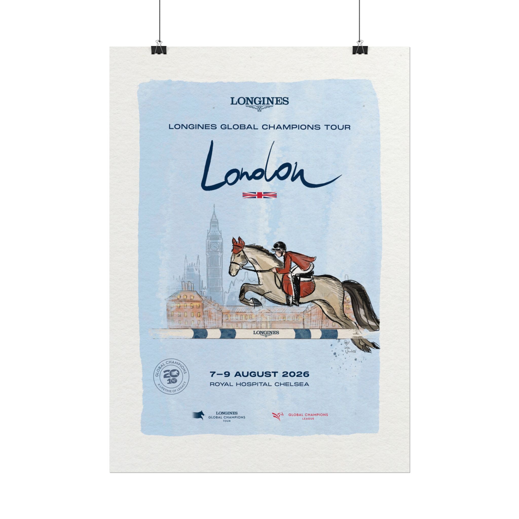 Longines Global Champions Tour London 2026 Poster