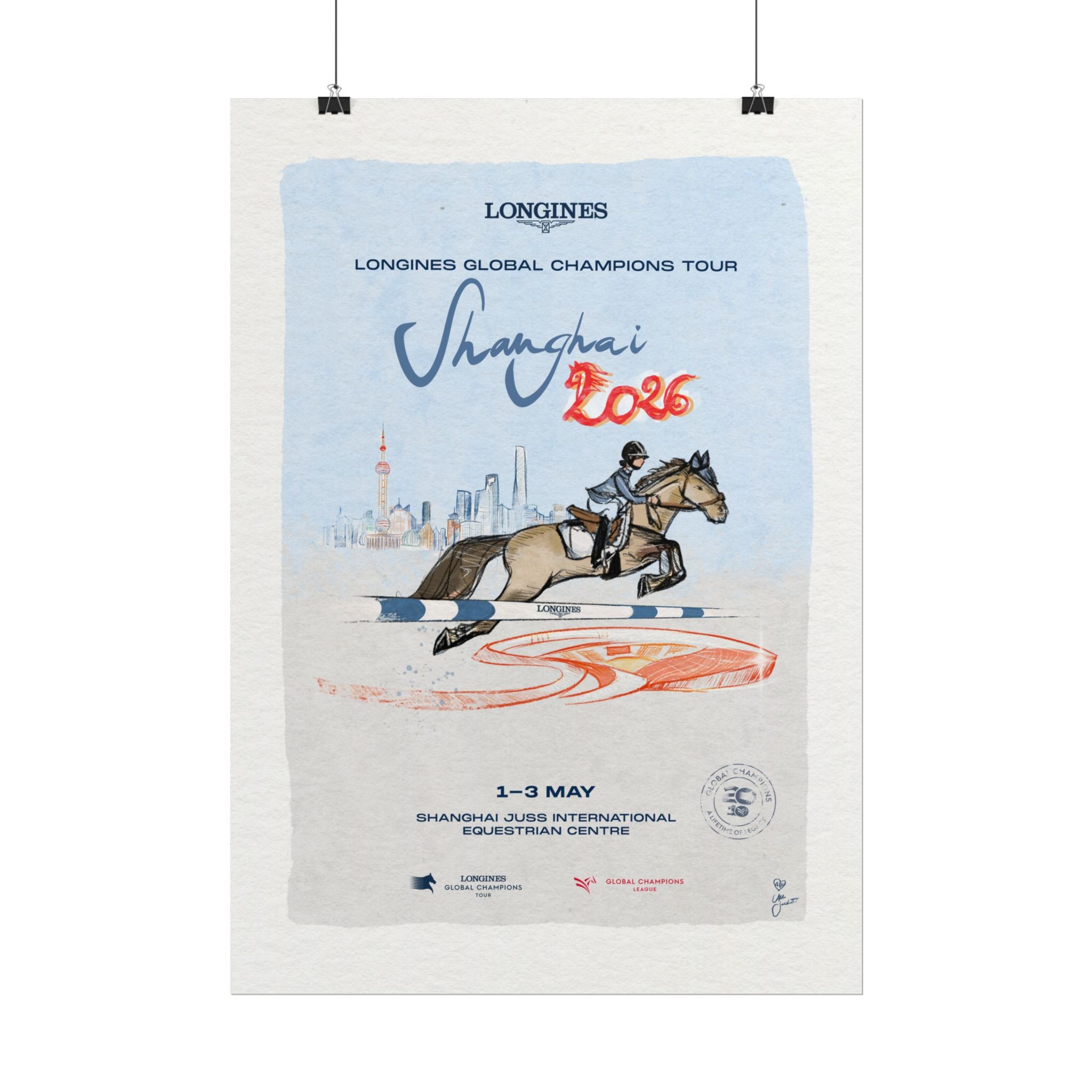 Longines Global Champions Tour Shanghai 2026 Poster