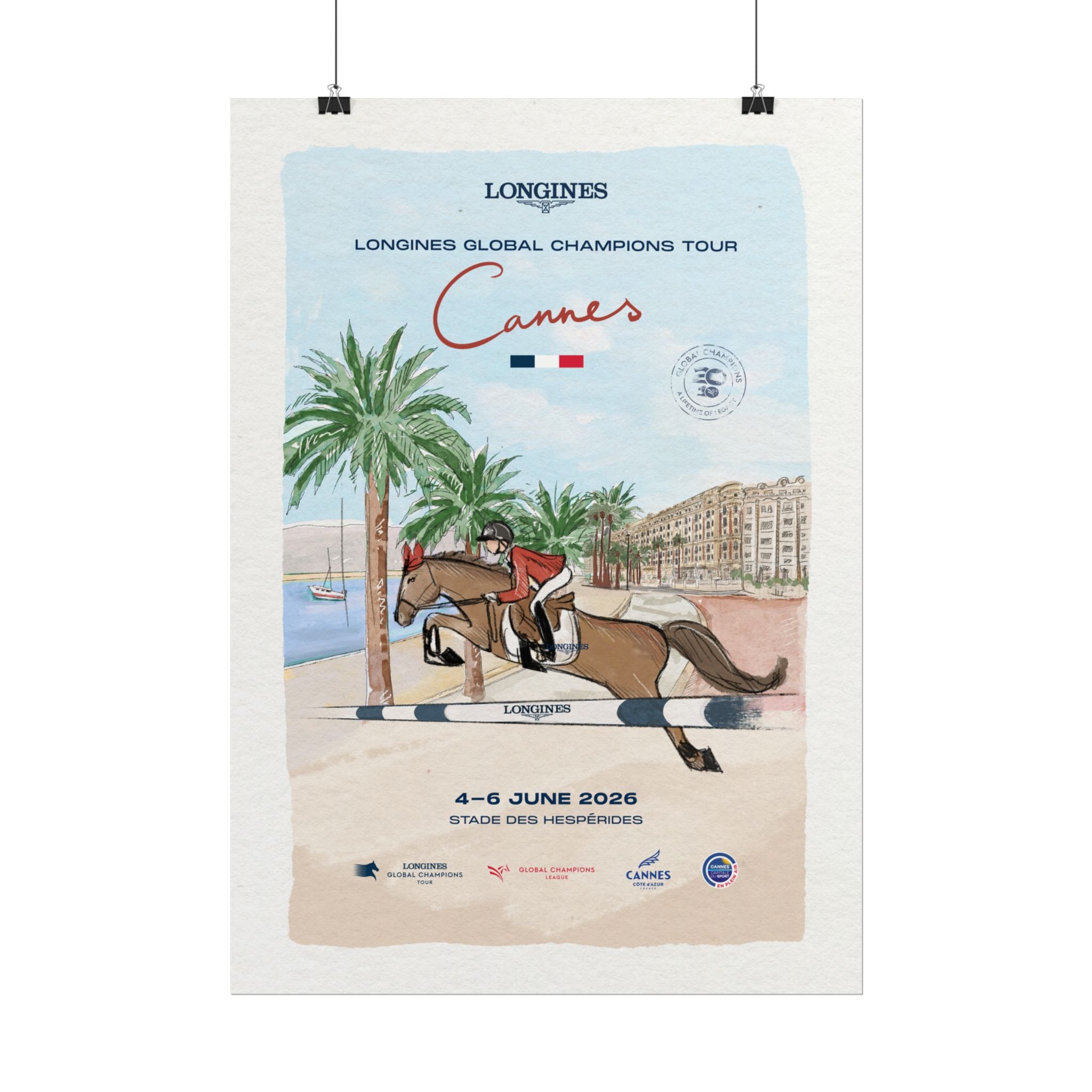 Longines Global Champions Tour Cannes 2026 Poster